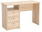 KOMTO Schreibtisch mit Schubladen - Bürotisch Computertisch Klein Arbeitstisch Büro PC-Tisch Kinderschreibtisch mit Stauraum | Moderner Schreibtisch Sonoma Eiche | Oslo 110 x 50 x 74 cm