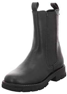 Indigo Mädchen Schuhe Chelsea Tex Boots Stiefel 454-142 Schwarz Reißverschluss (eu_footwear_size_system, big_kid, women, numeric, medium, numeric_36)