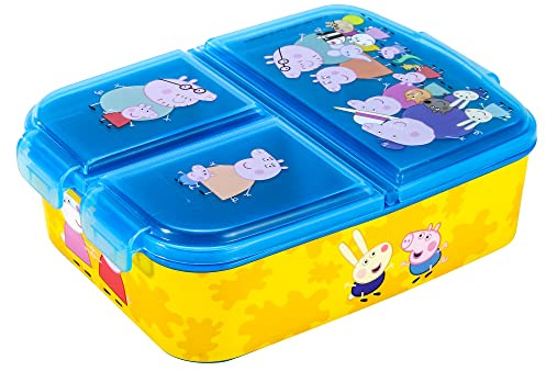 Peppa Pig Kids Lunch Box with Compartment - BPA-Free Bento Boxes