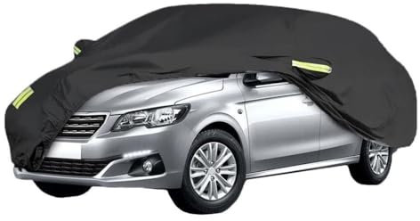 Scheibenabdeckung Auto Universal Schwarz Volle Auto Abdeckung Wasserdicht Anti Schnee Abdeckung Anti UV Staubdicht Auto Außen Styling Für Limousine Abdeckung Windschutzscheibe ( Color : XXL 530x200x15