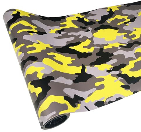 Cozylkx Camouflage-Autofolie, 50 cm x 500 cm, Camo-Autofolie, Vinylfolie, Auto-Styling-Aufkleber, Schutzfolie Für Motorrad, Laptop