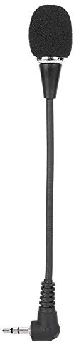 KIMISS Mini Microfono a Condensatore, Microfono a Collo d'oca da 3,5 Mm Testa Pickup Vocale Attrezzatura Audio Amplificata Microfoni e Accessori Omnidirezionale Flessibile