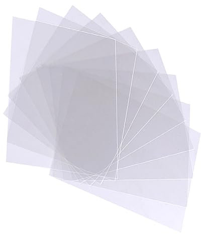 VILLCASE 10stücke Stk Transparente Pet-folie Hitzebeständig Klare Folienblätter Für Kartonverpackungen Und Diy-handwerk