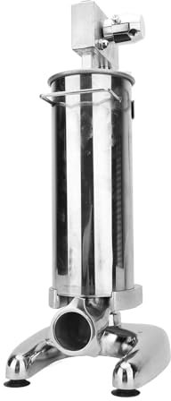 Vertikaler Wurstfüller aus Edelstahl, 3 L Spanischer Churro-Maker mit 5 Formen für Teehaus, Kuchenraum, Café