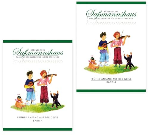 Doppelpack: Früher Anfang auf der Geige Band 4 | Die Violinschule für Kinder | Egon Saßmannshaus | Bärenreiter Verlag | BA09674 | ISMN 9790006536481 | BA9674 | Soundman Kolophonium