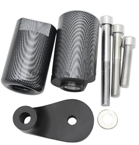 Motorräder Sturzpads Für Suzuki Für GSXR1000 K1 Für GSX-R Für GSXR 1000 2001-2002 Motorrad Rahmen Sliders Crash Fallen Schutz Motor Pad Schutz Block Motorrad Motor Crash Sliders(Kohlenstoff)