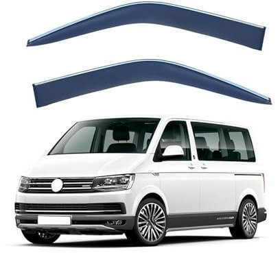SUNJFY Windabweiser Passend für VW California T5-T6 2005-2019, Vorne, Regenabweiser, Aerodynamisch, Einfache Montage, Auto Zubehör