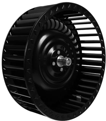 NUOBESTY Universal Range Hood Exhaust Fan Blower Wheel, Metal Fan Replacement with 27mm Shaft Depth, Easy Installation, Powerful Ventilation for Home Kitchens and Hotels