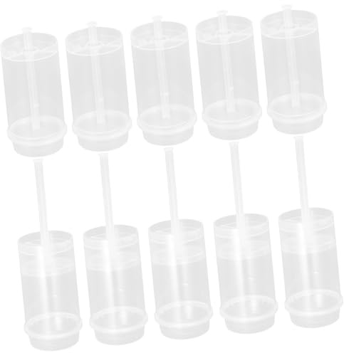 Ciieeo Set 30 Pezzi Stampi Rotondi per Dolci in PP, Contenitori per Torte Push-Up Facili da Usare, per Cheesecake e Gelati, per Uso Bakery e DIY
