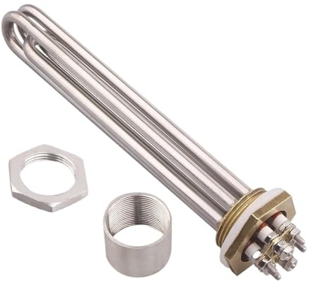 Calentador De Agua De Inmersión DERNORD, Compatible Con DC 1 1/4 BSP, DN32, 24 V, 36 V, 42 Mm, Rosca De Latón, For Energía Eólica Y Solar.(3pcs,24V 1500W)