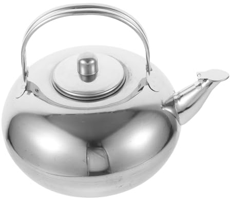 BAZEITFLOW Tetera Silbante de Acero Inoxidable con Infusor, Olla de Agua Hirviendo Fácil de Limpiar para Hacer Té y Uso en Estufa de Gas