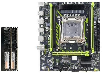 Conjunto de Placa Base X99, LGA2011-3, con CPU Xeon E5 2680 V4, DDR4 de 16 GB (1 x 16 GB) a 2133 MHz, NVME M.2