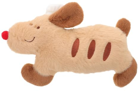 Abaodam Weiches Hunde Plüschkissen 30cm aus Ungiftigem Material Beruhigendes Kuschelkissen für Kleine bis Mittelgroße Hunde Maschinenwaschbar Schlaf und Spielzeug für Haustiere