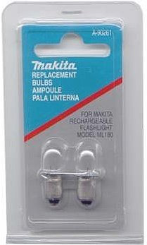 Makita 2 Pack Replacement Bulb for 18 Volt Flashlight 2PK Bulb 18V 2 PK