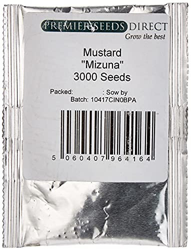 PREMIER SEEDS DIRECT - Mustard Seeds - MIZUNA - 2 Grams