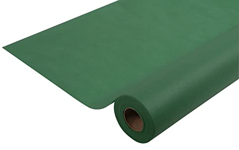 Pronappe - Réf. R785007I - Nappe jetable en non tissé spunbond - Rouleau de 50 M de long X 1,20 M de large -Tissu indéchirable, déperlant et essuyable - Couleur vert sapin
