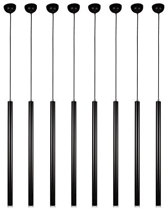 oovov 3 W LED Tubo de Aluminio comedor lámparas de suspensión de Techo Italiano diseño Simple Bar contador restaurante balcón pasillo colgado aparatos de iluminación d30h300 mm a-astigmic