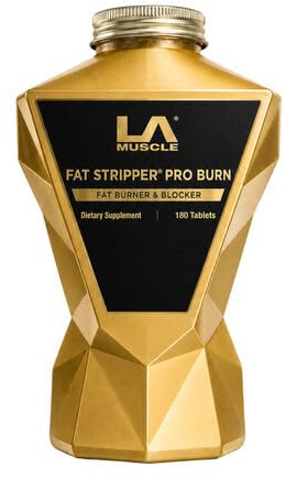LA Muscle Fat Stripper PRO Burn | Professional Fat Burner and Fat Blocker | Weight Loss and Six Pack Supplement | Ideal for Professional Bodybuilders | GM Free | 2 X Months Supply