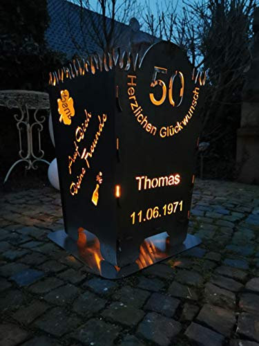 Feuerschale/Feuerkorb Geburtstag