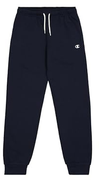 Champion Legacy Legacy Basics B - Ultralight Powerblend Fleece Rib Cuff Pantaloni da Tuta, Blu Marino, 11-12 Anni Bambino FW23