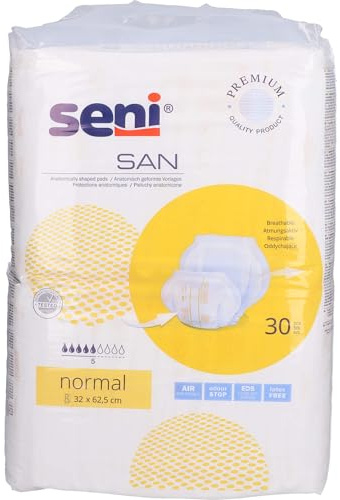 SAN SENI normal Inkontinenz-Vorlage, 30 St. Einlagen