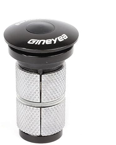 QmeNa Ahead Kappe Bike Carbon Headsets 28,6 mm Top Cap Schraube Schlüssel Expander Aluminiumlegierung 1 1/8 Gabelschaft Stecker MTB Gabel Rennrad Teil Headset Spacer (Color : Noir)