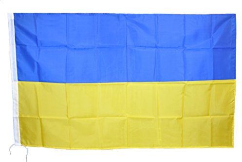 Bandiera Ucraina cm 90x150 Ukraine Flag Флаг Украины Drapeau Ukraine Tessuto Resistente