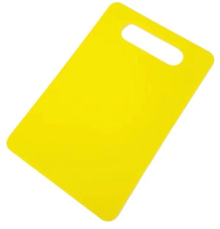 CaFfen Schneidebrett Küchenwerkzeuge Multicolor Leicht zu reinigen rutschfeste Kunststoff-Schneidebrett Schneideblock Matte Werkzeug Küche Kochbedarf Schneidebretter(Yellow)
