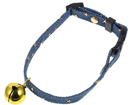 ibasenice Katzenkragen Verstellbar Für Kätzchen Katzenhalsband Mit Glocke Verstellbare Katzenkrawatte Aus Hochwertigem Für Fotoshootings Und Partys