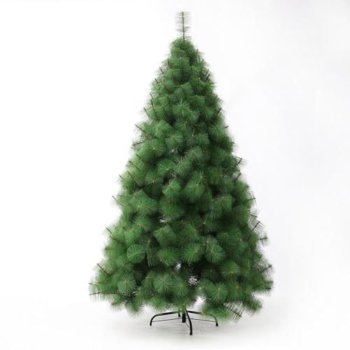 Árbol de Navidad Artificial, Altura de 180 CM, Material PVC Aguja de Pino, Hogar Decoración para Navidad, con Soporte de Metálico, Adorno de Navidad Fácil Montaje