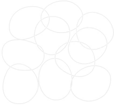 Hohopeti Kit 10 Pezzi Guarnizioni per Riparazione Occhiali Anelli di Supporto Anti-Crepa, Accessorio per Installazione Lenti Occhiali da Sole, Sicurezza e Durata per Lavorazione e Uso