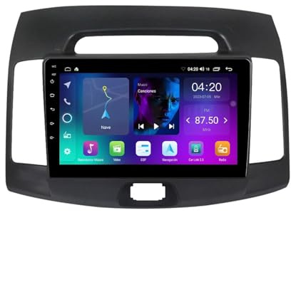 Carplay-Skärm för Hyundai Elantra 4 HD 2006-2011 Röststyrning, Gps-Navigering, Med Kamera, Dashcam, Wifi, Bluetooth Bilradio Stereo Gps Navi, 4 Kärna 4G＋64G
