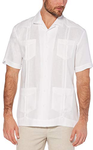 Cubavera Camisa para Hombre, Blanco Brillante., M