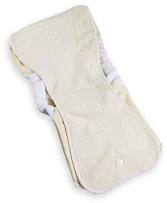 Petit Lulu SIO Basic AI2 Inserti per Pannolini in Tessuto Nuova Versione | Riutilizzabile e Lavabile | Pannolini di Stoffa | Bamboo Booster All In Two | Prodotto in Europa (1 pezzo)
