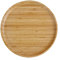 pandoo Assiettes en bambou 25 cm, réutilisables, rondes, légères, toutes saisons, assiette à dîner