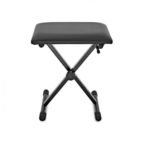 gear4music Adjustable Piano Bench Stool 110 KG Max Weight