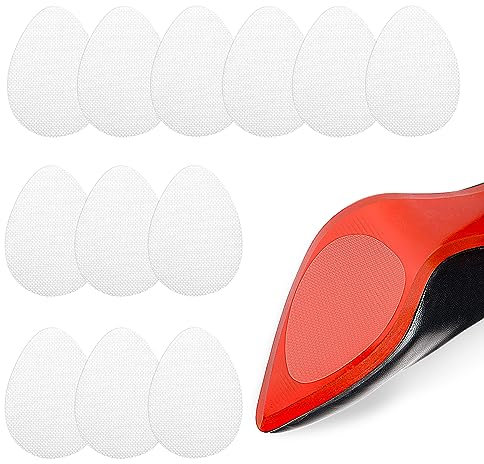 Anti Rutsch Sohle Pads Rutschfeste Sohlen-Aufkleber Selbstklebende Sohle Schutz für High Heels Schuhe 12 Stück Transluzent