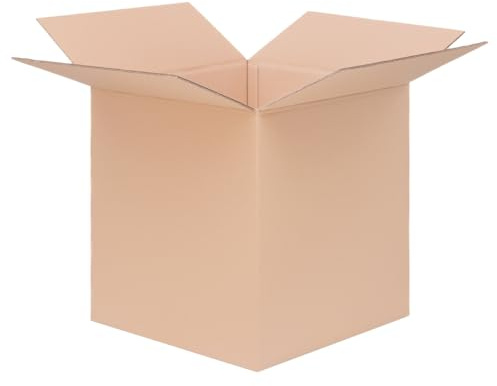 verpacking vikkartonger 500 x 500 x 500 mm KK 121 brun [storlek och antal valbart] dubbelkorrugerade kartonger frakt 50 st
