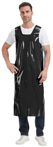 Nanxson unisex impermeabile grembiule da lavoro leggero in TPU grembiule da lavoro per cucina, industria, pulizia