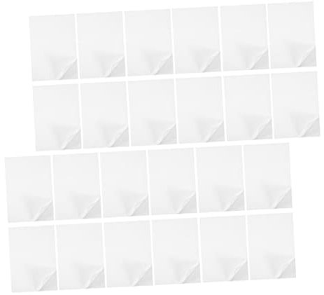 SEWACC 100blätter Selbstklebendes Beschreibbares Papier Hochwertige Matte Etiketten Für Tintenstrahldrucker Für Bürobedarf Etiketten Scrapbooking Und Kreative Projekte