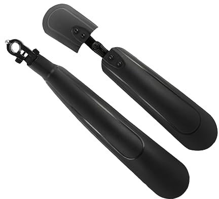VICASKY 1Paar Mountainbike Einstellbare wasserdichte Schutzbleche für Vorder und Hinterrad Kompatibel mit Verschiedenen Fahrradmodellen Schützt Schmutz und Nässe