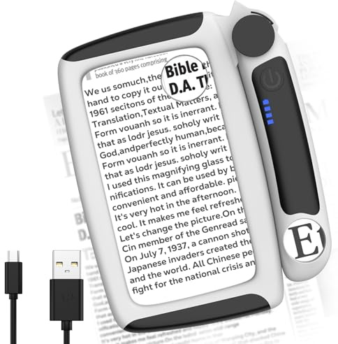 MoKo Lupa de Lectura con Luz, 5X/20X/45X Lupa de Mano Rectangular Ligera para Leer Libros con 3 Modos LED Luz y Mango Plegable, Aumento Lectura Pagina Completa para Mayores Joyería Inspección, Negro