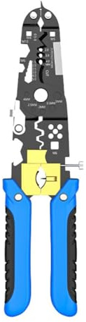 Pince électricienne multifonction 29 en 1 avec fonctions de dénudage, de coupe et de sertissage en acier au chrome vanadium et poignée ergonomique