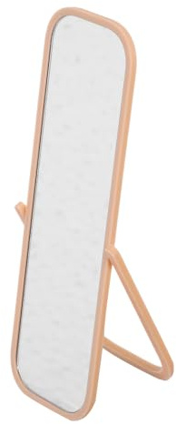 Toyvian Mini-Puppenhausspiegel Vintage Ganzkörper Standspiegel Für Kinder Rollenspiele Und Miniatur Schlafzimmer Dekoration DIY Puppenhaus Möbel Zubehör