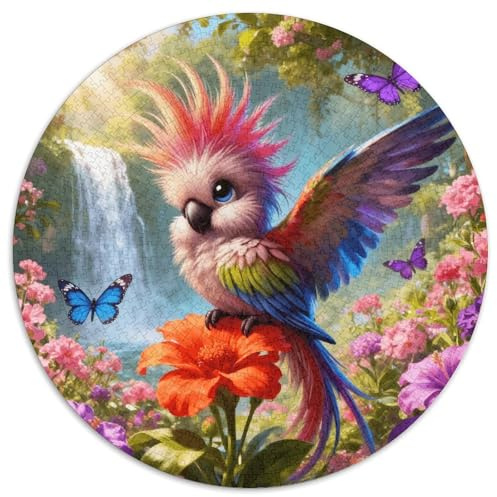 Puzzle Perroquet 1000 Pièces pour Adultes Et Enfants, Jeu-éduChatif, Casse-tête Buisson Fleuri Luxuriant, DéCoration, Cadeau Anniversaire 1000pcs (67.5x67.5cm)