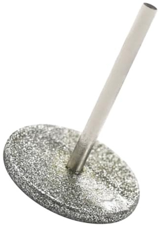 20mm Punta Inox in Fresa Disco Abrasivo Acciaio Unghie | per Nail Care, Bordi Lisci e Finitura Precisa, Argento, Uso Versatile Levigatura Efficiente