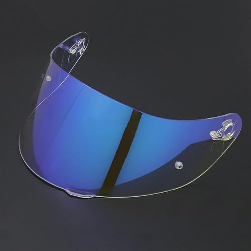 HYLGY Visiere Casque Moto pour AGV K1 K1S/K3SV/K5S, Protection UV, Visière Teintée Anti-Rayures de Remplacement, Lentille de Protection de Style,Normal-H Aurora Blue