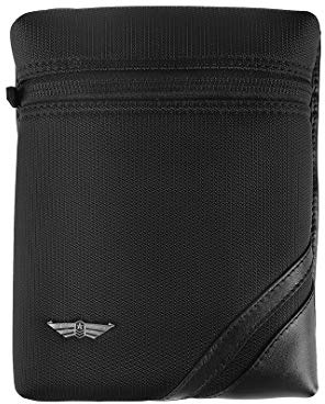 ARTONVEL - Borsa da serbatoio per moto con magnete - pelle bovina pieno fiore vintage e nylon - impermeabile e leggero - ergonomico - durevole - nero