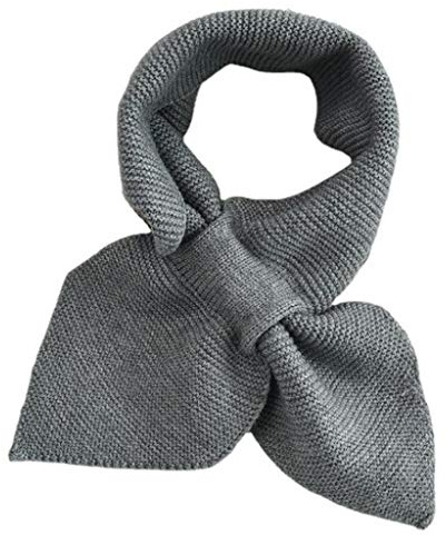 Damen Strickschal mit Kreuzkragen, Winter, dick, warm, einfarbig, gehäkelt, dünnes Halstuch, süße Schleife, Halswärmer, gestrickt, Schal, Wollschal, Kreuz-Halsschutz und Lätzchen