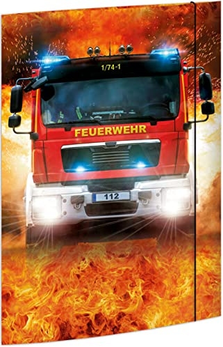 RNKVERLAG 45362 – Ritmapp On Fire 310 x 440 mm DIN A3 med gummistängning, 1 st